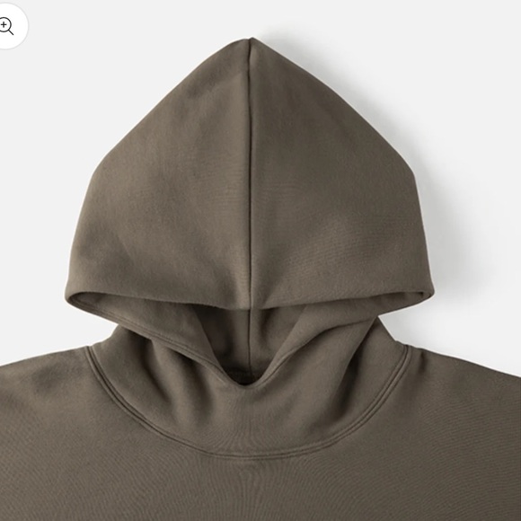 IDLT Basics Brown Loose Oversized Double Layer Comfort Unisex Perfect Hoodie XL - Picture 3 of 16